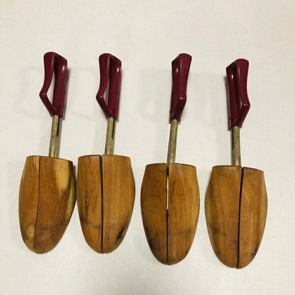 Vintage Travel Tree Shoe Keeper Wood Mens size XL - Picture 1 of 4